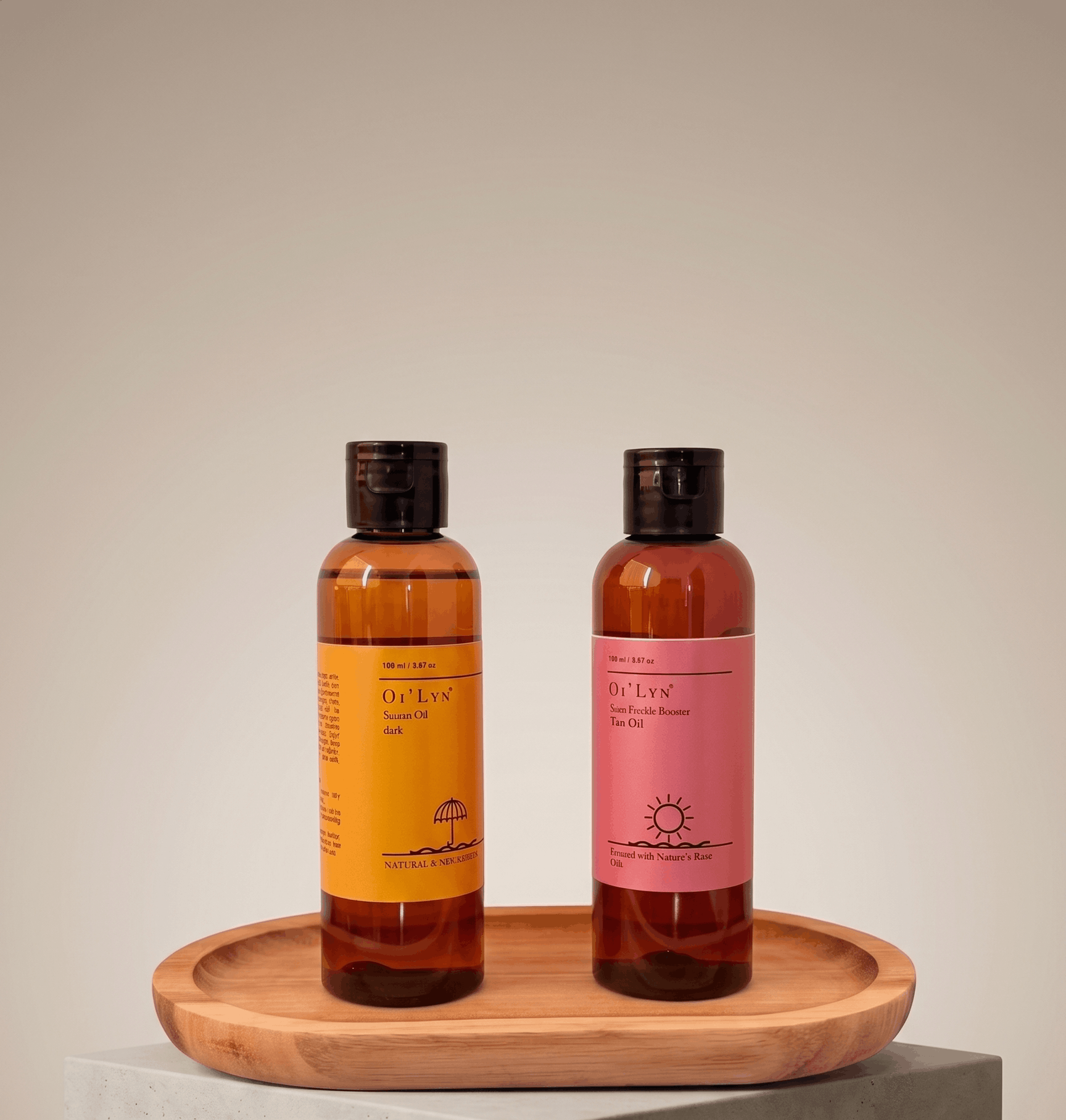 2 Bottles Bundle (Taning oil, Freckle oil)